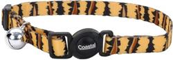COASTAL Safe Cat Fashion Breakaway Cat Collar - Tiger